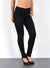 Damen Jeans Schwarze Skinny Hose mit hohem Bund