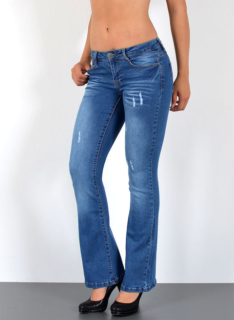 Bootcut Jeans Damen Low Waist