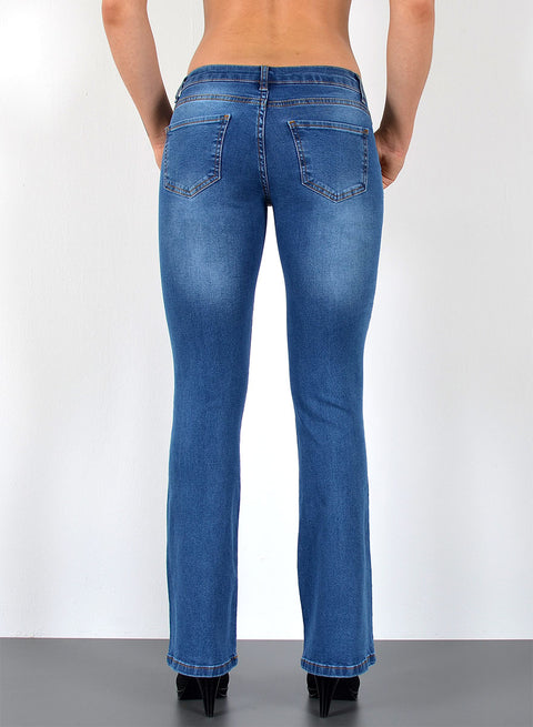 Bootcut Jeans Damen Low Waist