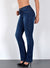 High Waist Jeans Damen Bootcut Jeans Flared Hose mit Schlag und Stretch