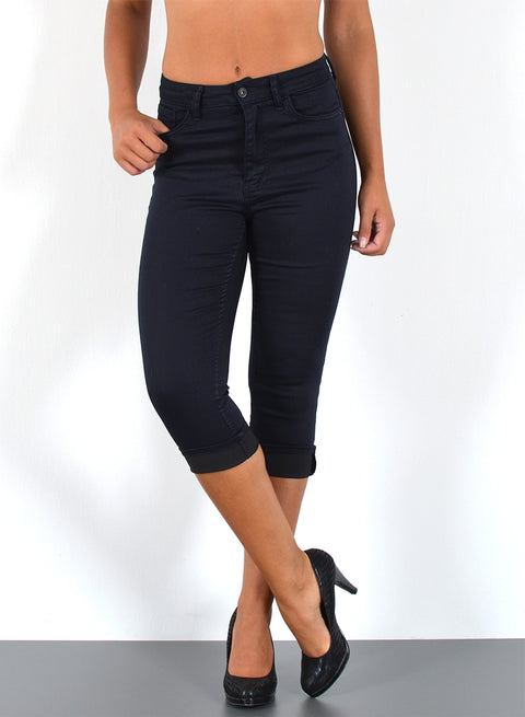 Damen Capri Hose High Waist