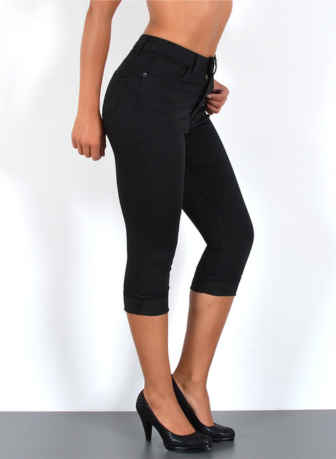 Damen Capri Hose High Waist