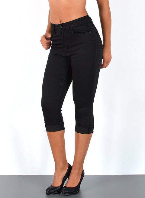 Damen Capri Hose High Waist