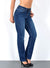 Damen Jeans Straight Fit High Waist Hose mit Stretch bis Große Größen