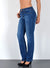 Straight Fit Jeans Damen High Waist Hose Regular mit Stretch