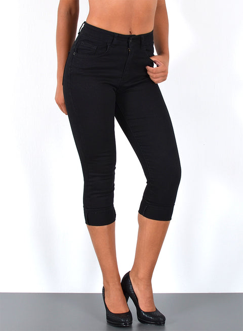 Capri Jeans High Waist Hose