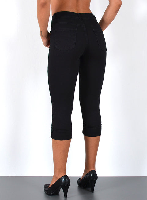 Capri Jeans High Waist Hose