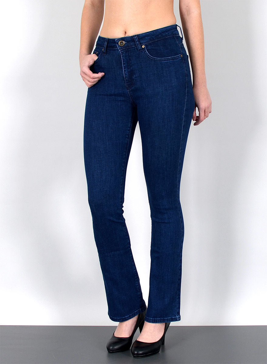 Damen Schlagjeans - High-Rise & Komfort-Passform